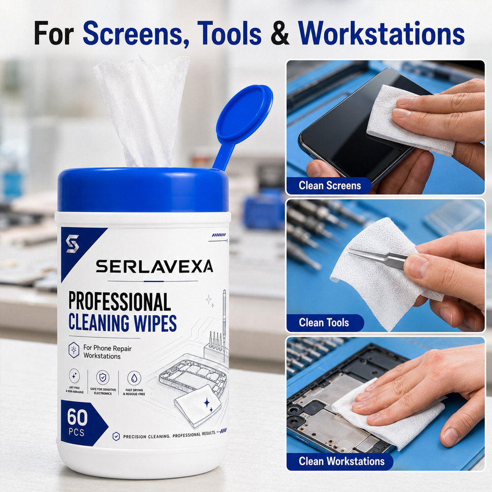 60 lingettes nettoyantes pour  - Electronics Repair Bench avis et prix